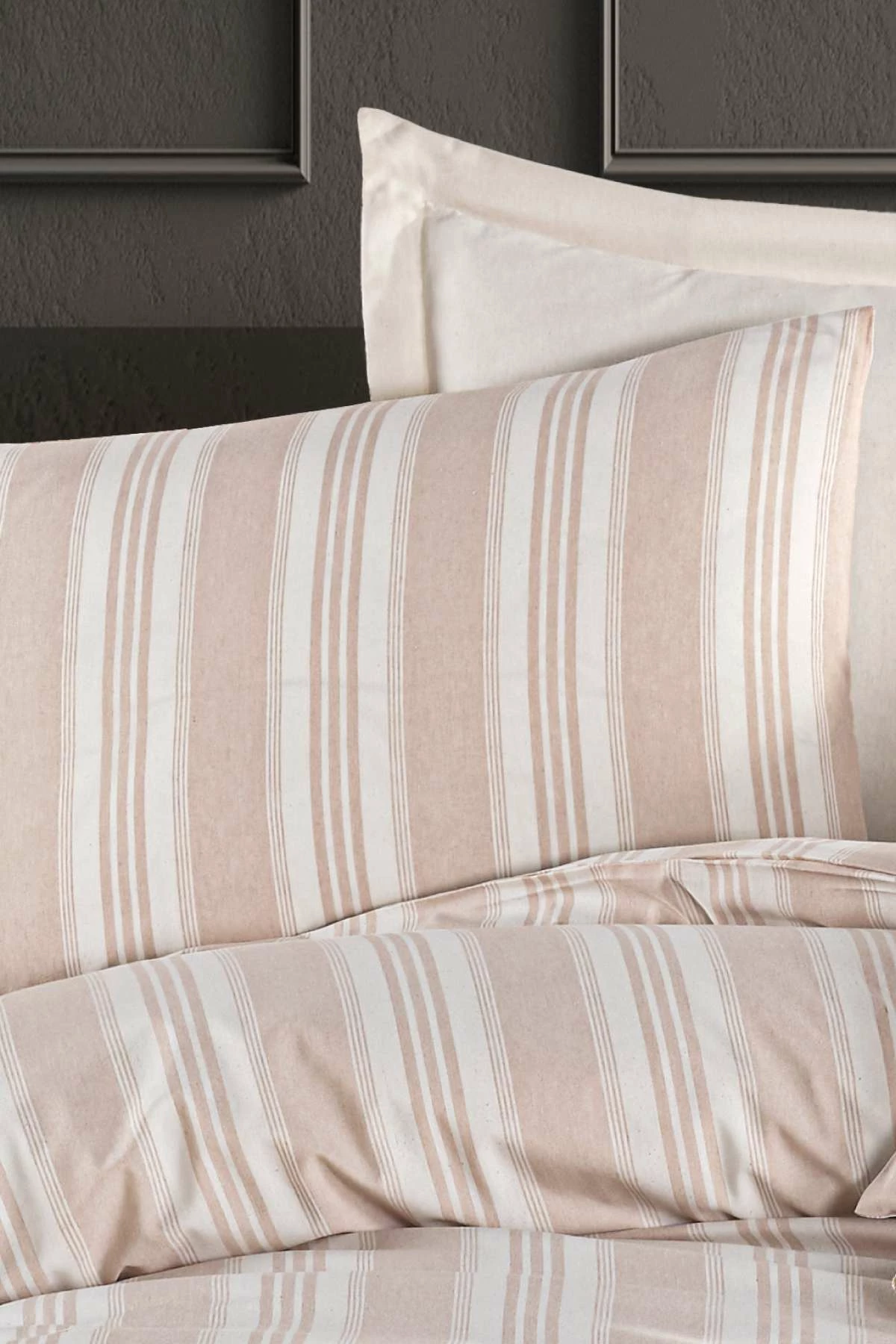 Set mbulesë për jorgan Single, L'Essentiel Linge de Maison, Soft Line, bezhë