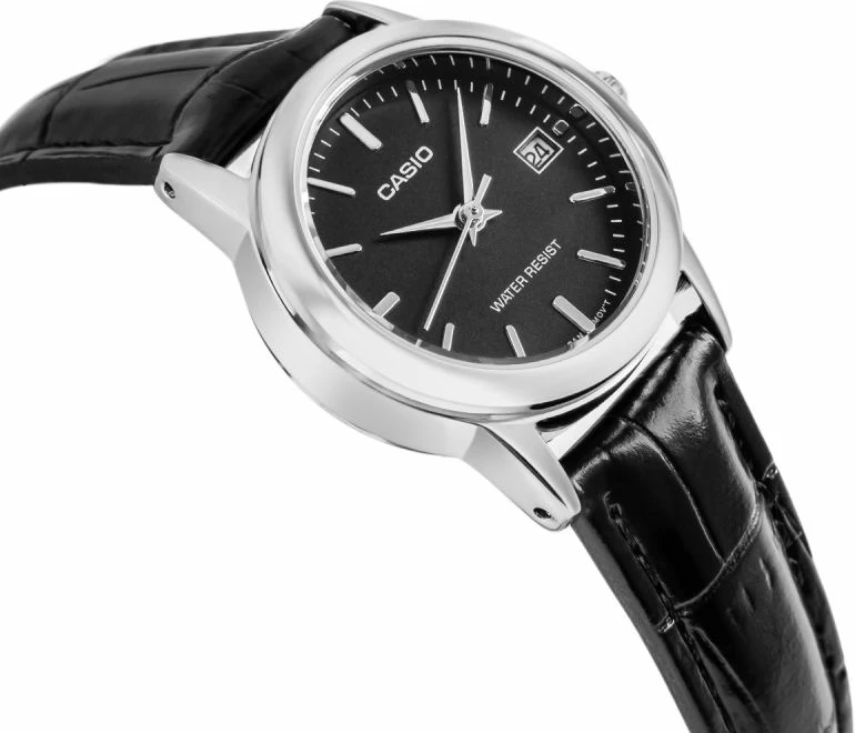 Orë dore për femra CASIO, e zezë