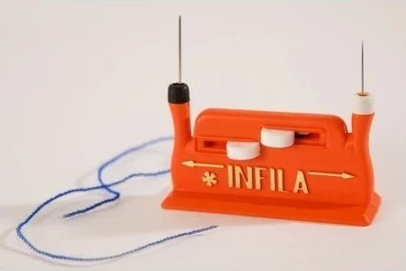 Pajisje për futjen e fillit SUNDO INFILA, Portokalli