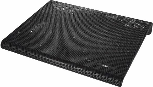 Ftohës për laptop Trust Azul 20104, deri 17.3", 2x120mm, USB, me drita LED, i zi