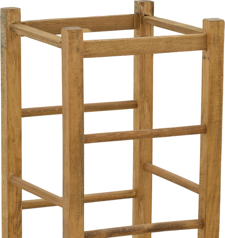 Karrige për bar pa mbështetëse Bodier dru arre 35x35x78cm