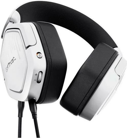 Kufje gaming Trust GXT492W CARUS, me mikrofon, 3.5mm, e bardhë