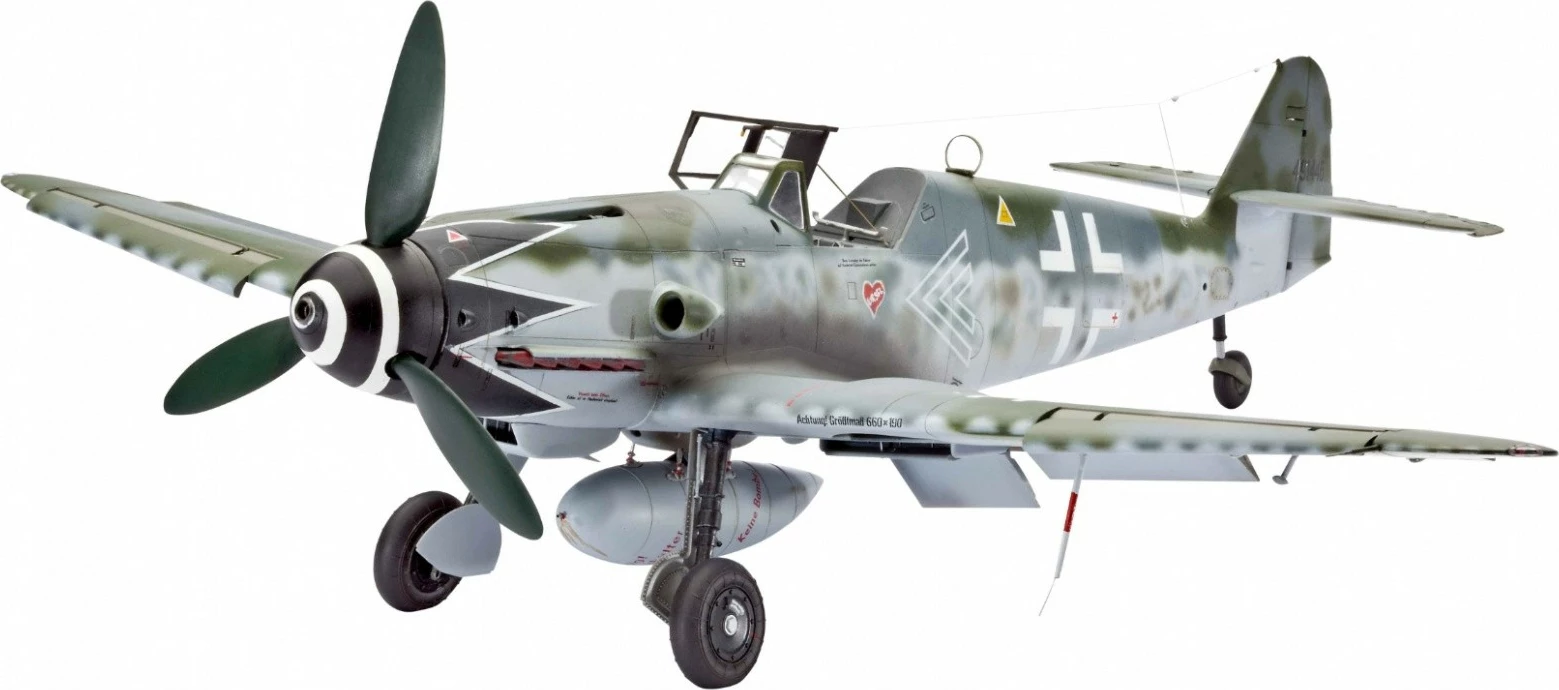 Model plastik aeroplan Revell Messerschmitt Bf109G-10 Erla REV-03752, shkallë 1:32, 147 copë