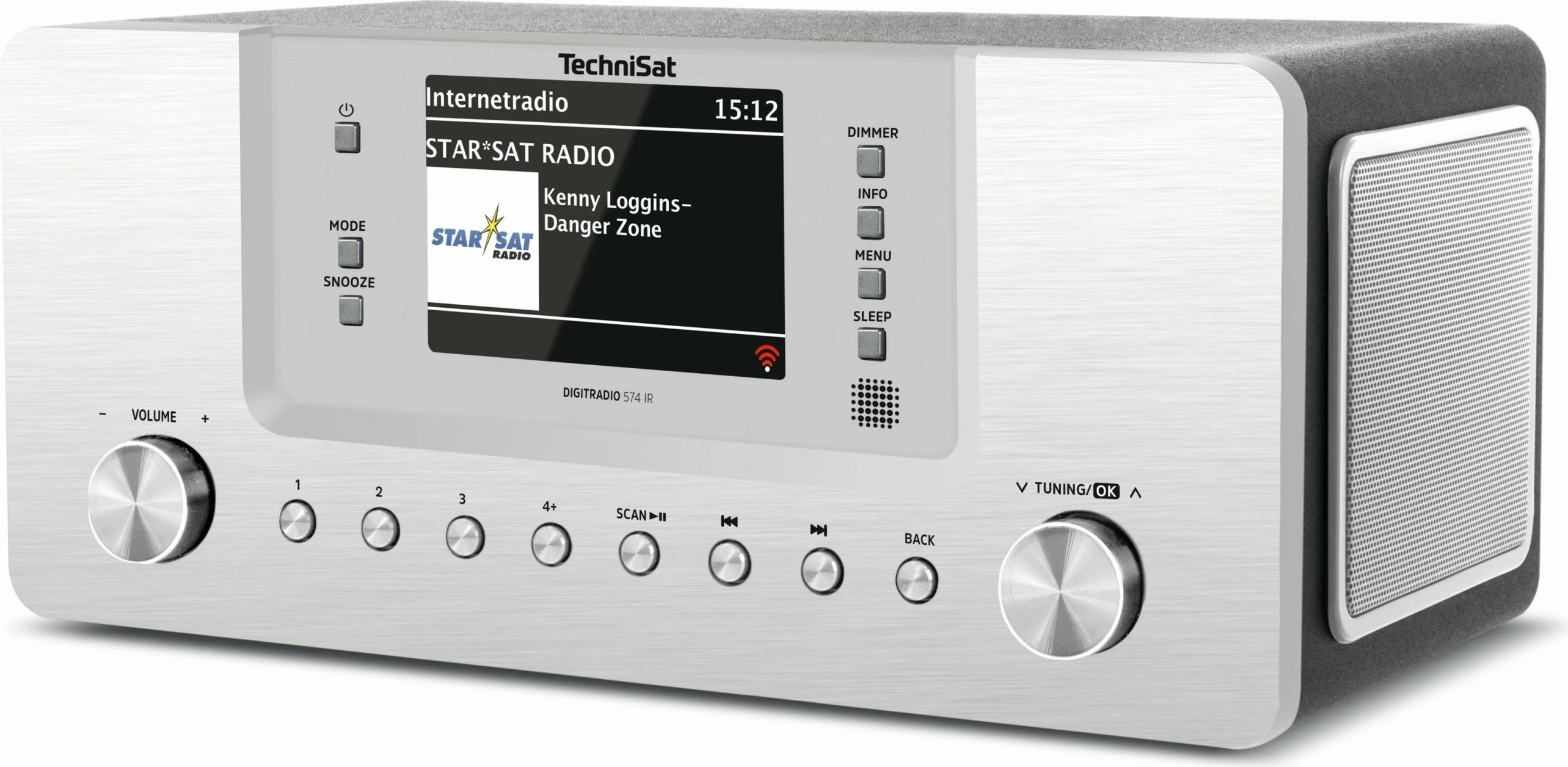 Radio interneti TechniSat DigitRadio 574 IR, argjend