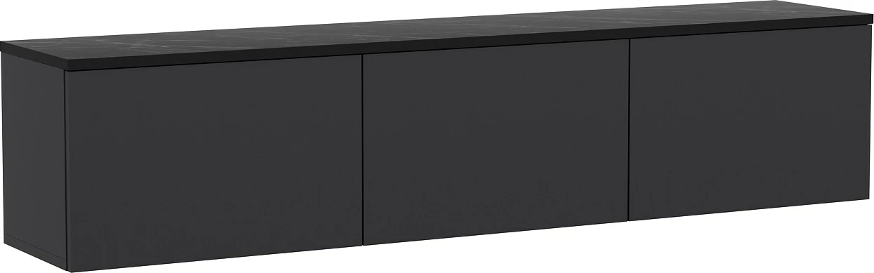 Komodë TV me ndriçim neon, ngjyrë antracit, Skye Decor