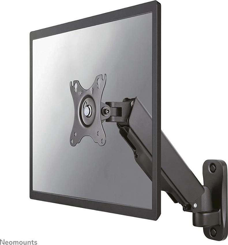 Mbajtëse muri për monitor/TV Neomounts WL70-440BL11, gas spring, full motion, 17-32 inç, e zezë
