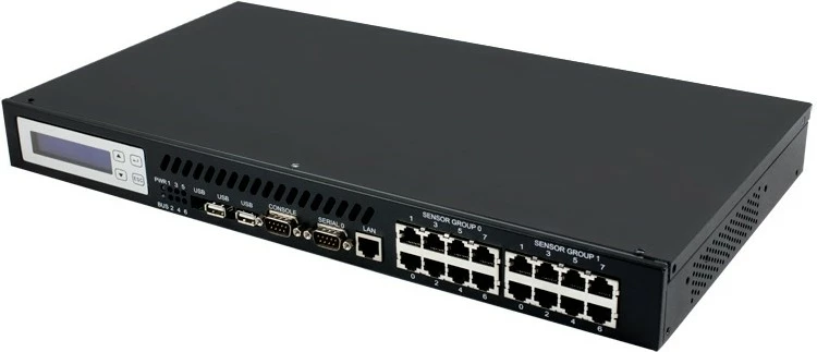 Server kontrolli IP ALLNET ALL5000v2, 1U, montim në rack, i zi