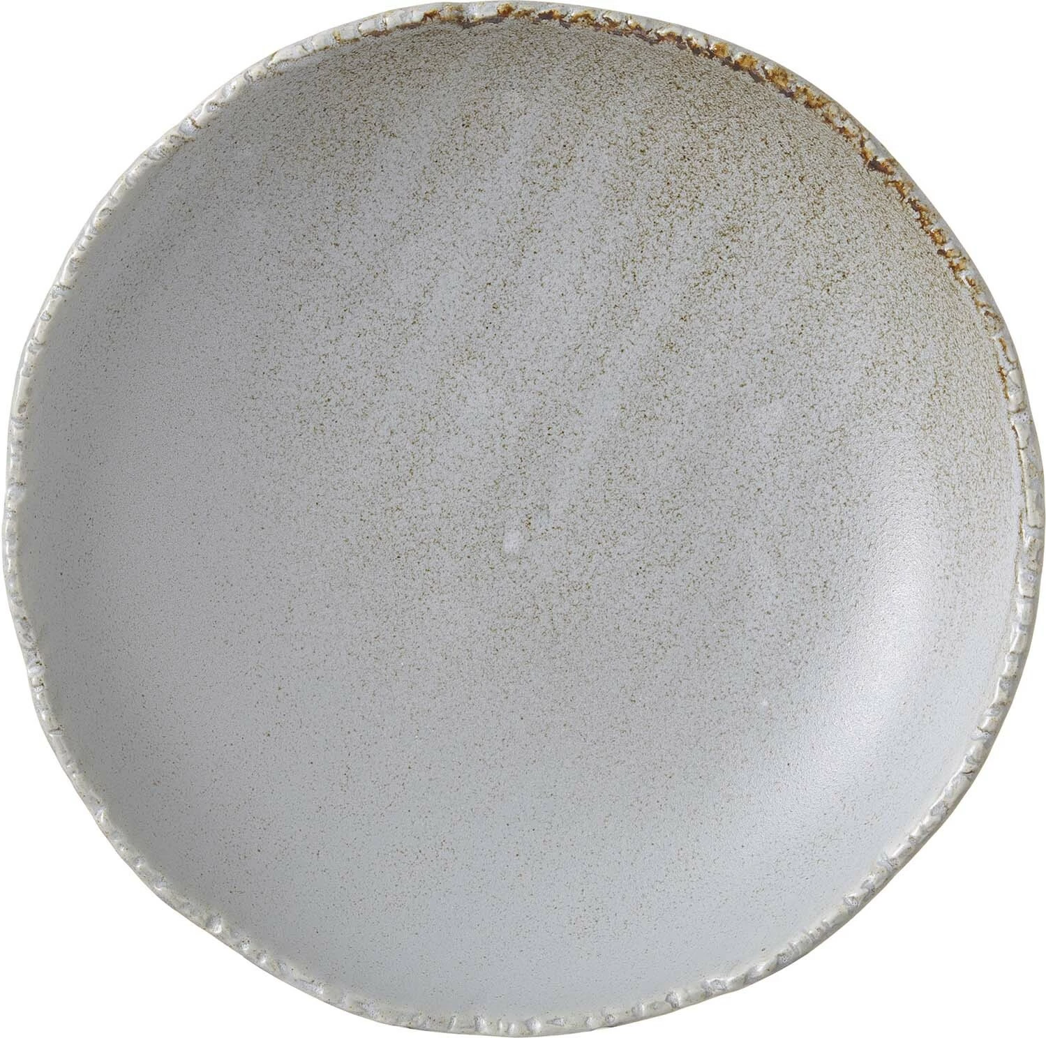 Pjatë e thellë Fine Dine Stark ø220 mm, porcelan i vitrikuar, 650 ml, set 3 copë, gri