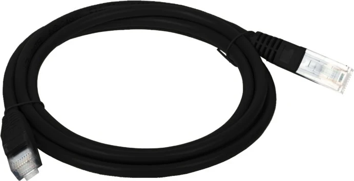 Kabllo rrjeti Alantec, KKU5CZA1, 5e, 1 m, e zezë