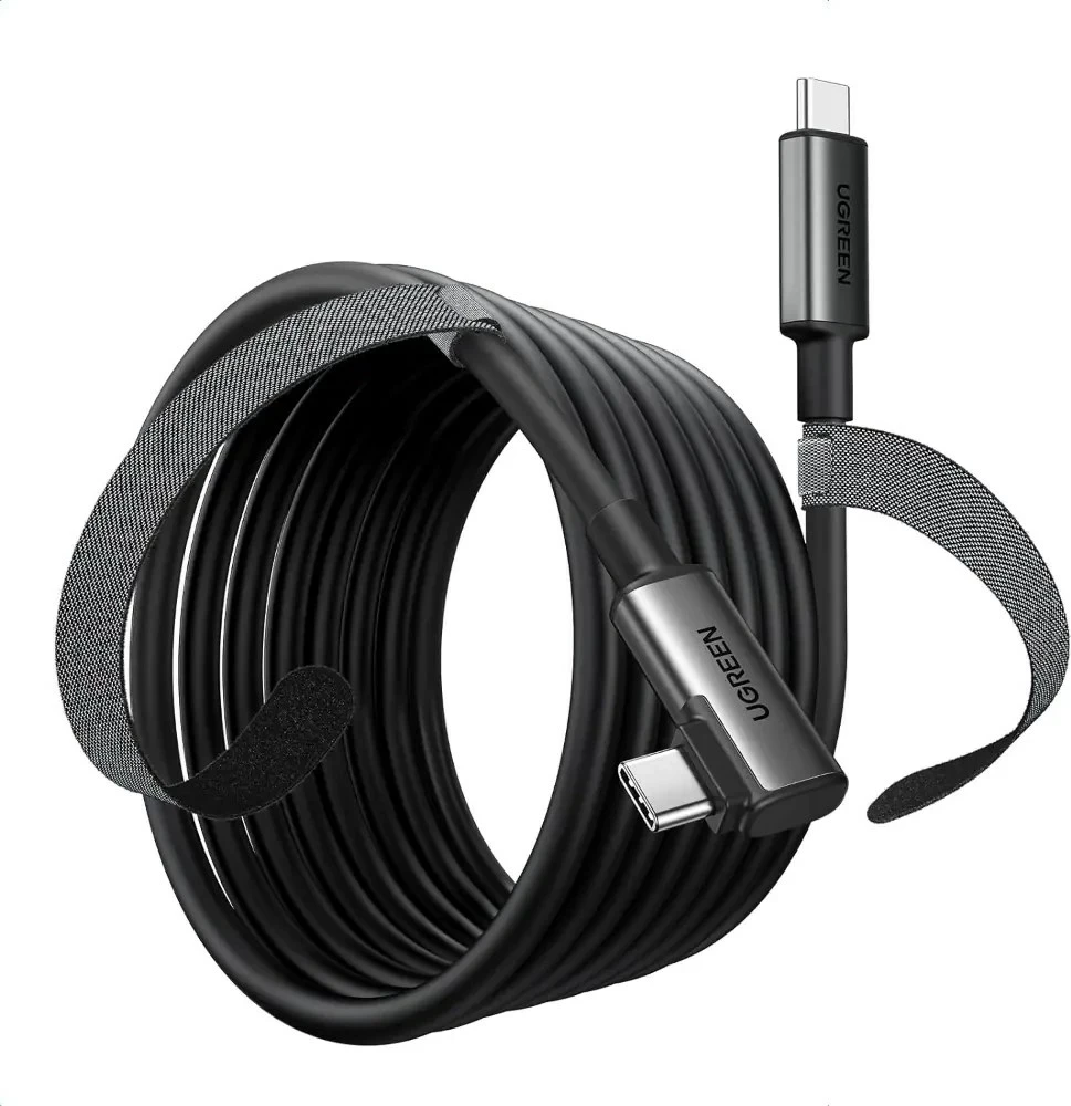 Kabllo USB-C UGREEN 90629, 5m, USB 3.2 Gen 1, e zezë