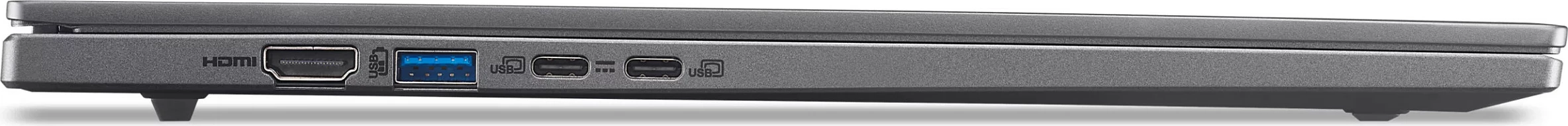 Laptop Acer Aspire 16 AI A16-11M-X04K, Snapdragon X X1-26-100, 16GB RAM, 512GB SSD, Windows 11 Home, gri
