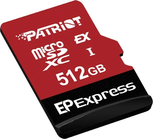 Kartelë memorie Patriot Memory EP Express microSDXC 512GB, e kuqe