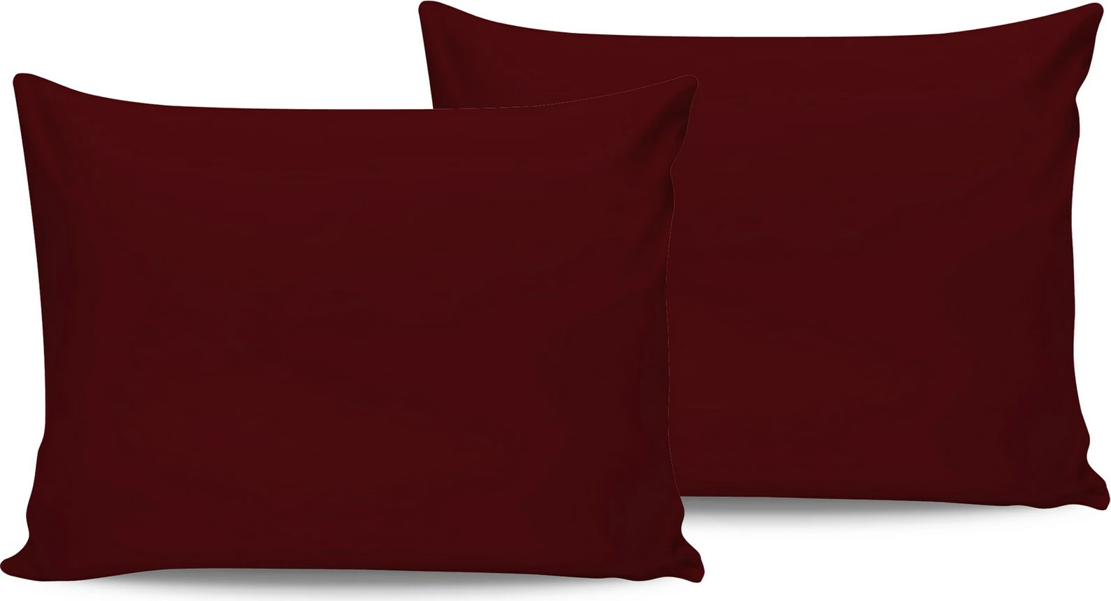 Set këllëfësh për jastëk, satin, 2 copë, ngjyrë maron, L'essentiel