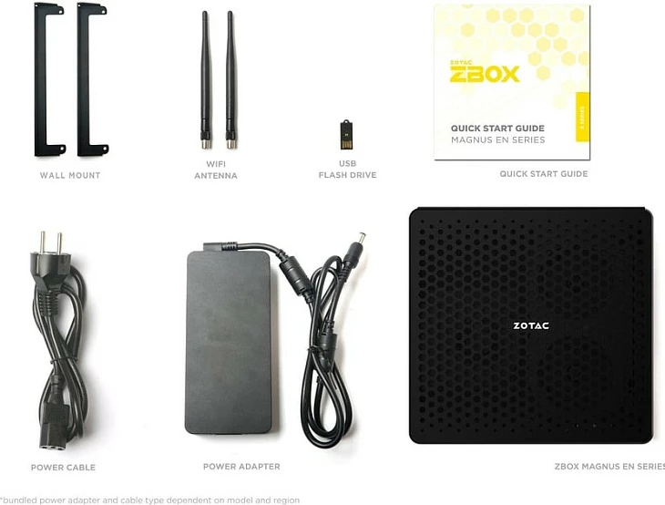 Mini kompjuter Zotac MAGNUS EN275060TC, RTX 5060 Ti 16GB, Bluetooth 5.4, 2x LAN, pa OS, i zi