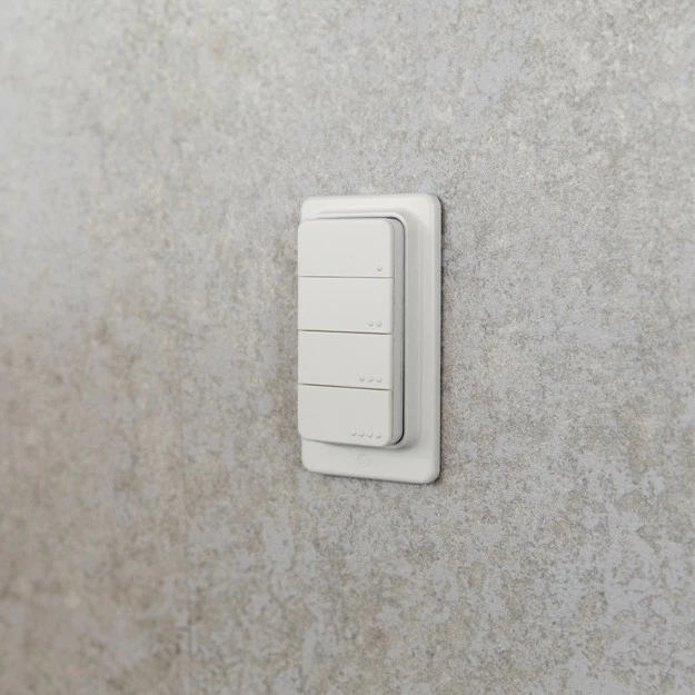 Buton i mençur Shelly Blu RC Button 4, Bluetooth, i bardhë