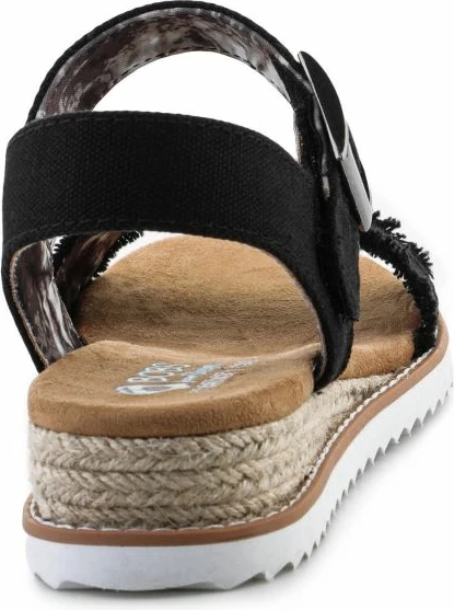 Espadrille Skechers për femra, të zeza