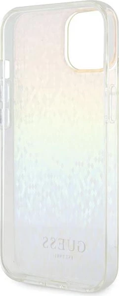 Mbështjellës Guess IML Faceted Mirror Disco Iridescent për iPhone 12/12 Pro, shumëngjyrësh