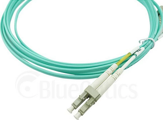Kabllo fibre optike BlueOptics Patch LC-LC, OM3 multimode, 3m, aqua
