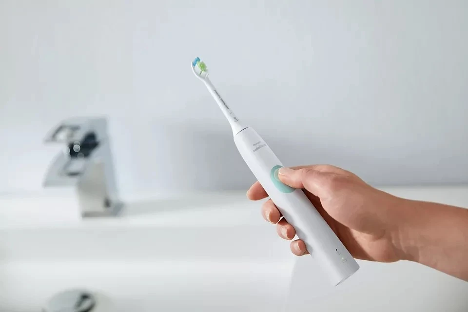 Furçë dhëmbësh elektrike Philips Sonicare ProtectiveClean HX6807/35, bardhë-jeshile