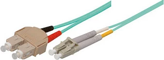 Kabllo patch fibër optike GoodConnections OM3 Duplex, LC/SC, 2m, 50/125, LSZH, e gjelbër