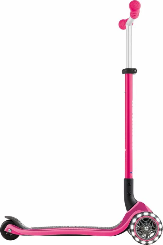 Trotinetë tre rrota Globber MASTER LIGHTS 663-110, fuchsia