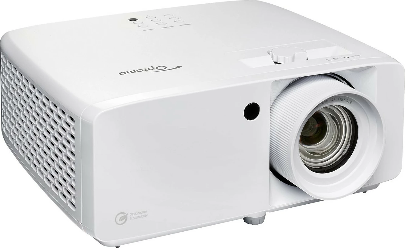 Projektor laser Optoma ZH551, Full HD, 5600 ANSI lumen, 3D, Wi‑Fi, i bardhë