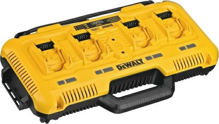 Karikues baterish Dewalt DCB104-QW, 4-port karikues i shpejtë 8A/port, e verdhë/zezë