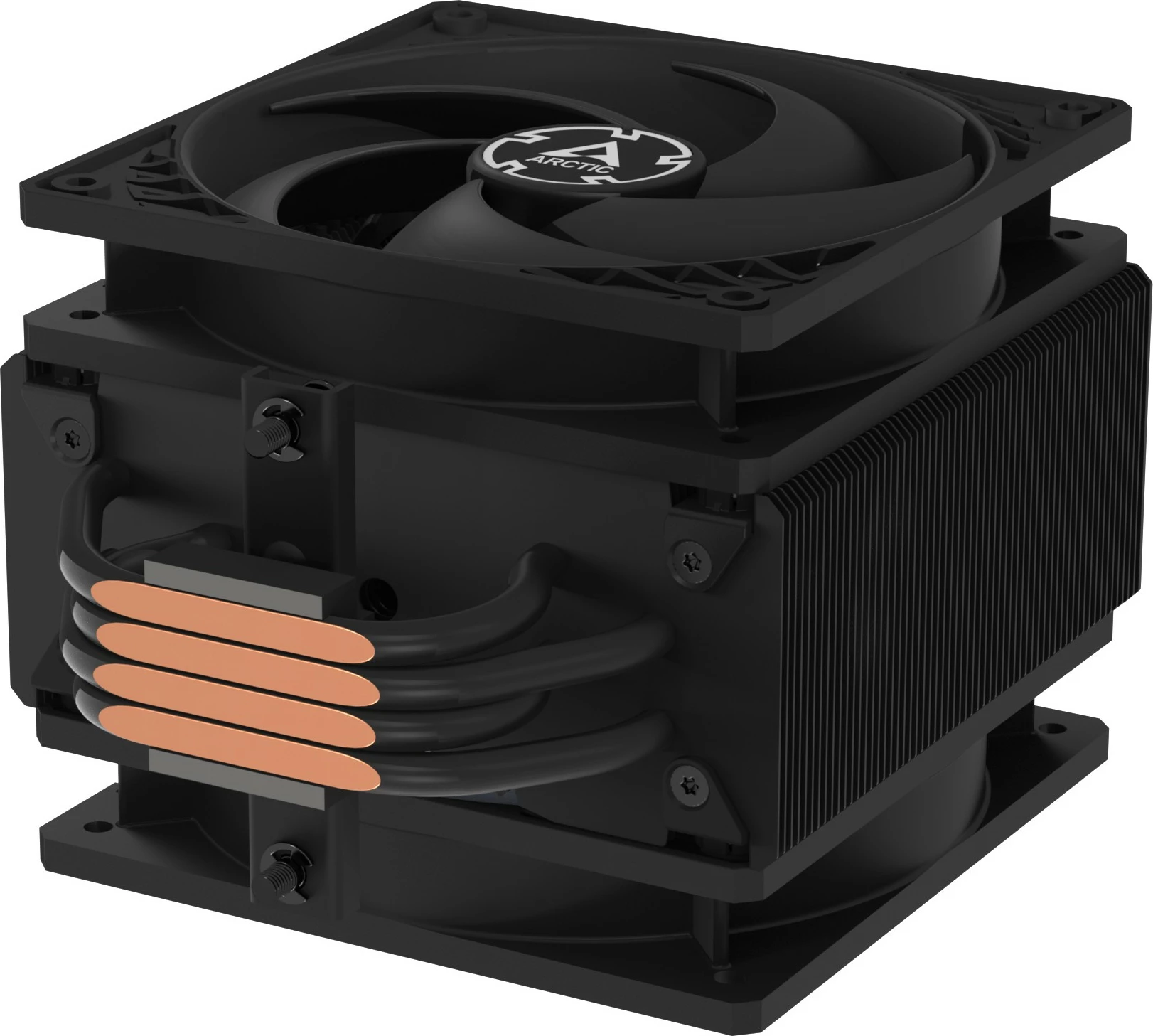 Ftohës ajri ARCTIC Freezer 36, 12 cm, i zi