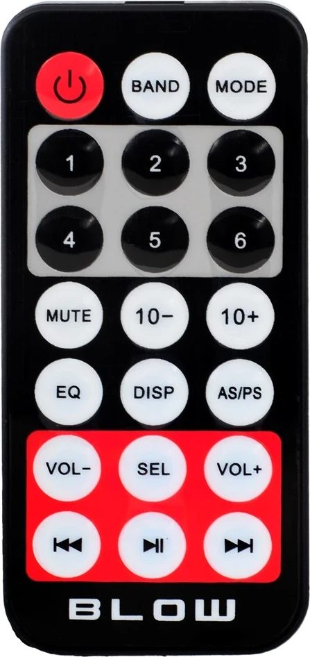 Radio veture Blow AVH CLASSIC, e zezë