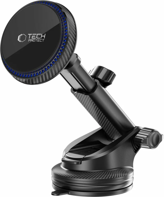 Mbajtës magnetik për veturë Tech-Protect MM15W-V4 me MagSafe, 15W, i zi