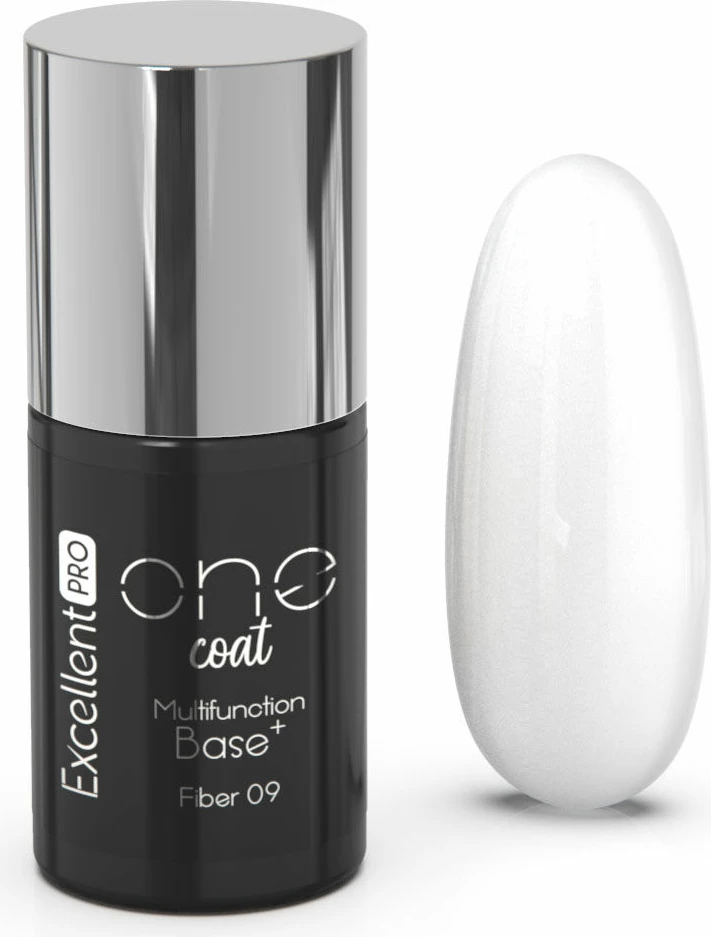 Bazë hibride me fibra për femra Excellent PRO One Coat Multifunction Fiber Base Porcelain 7g