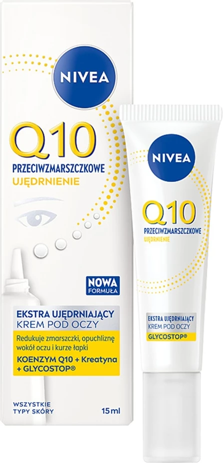 Krem për sy Nivea Q10 Anti-Wrinkle Firming për femra 15ml