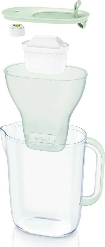 Filtru uji Brita 1052237, 2.4 L, Gjelbër, Transparent