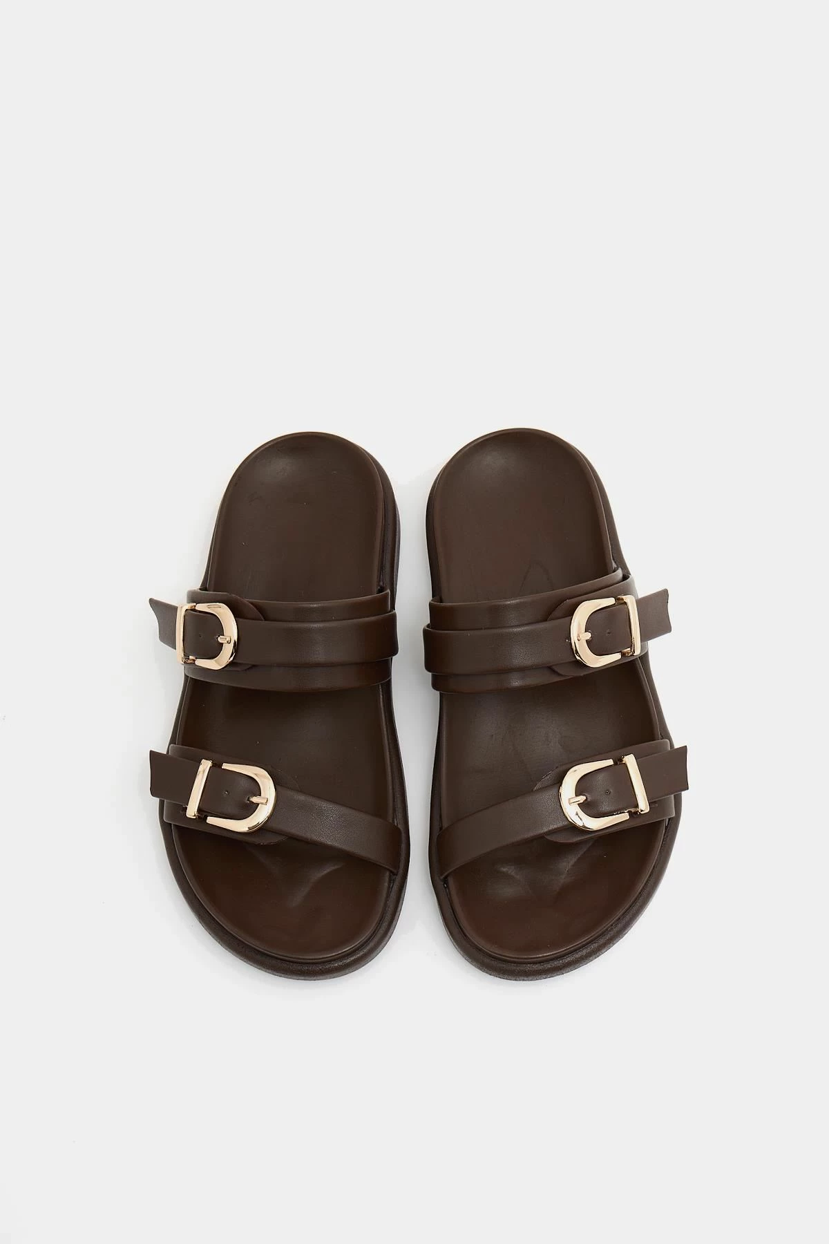 Pantofla për gra, ngjyrë kafe, Jumeon MK1340125YR20-004