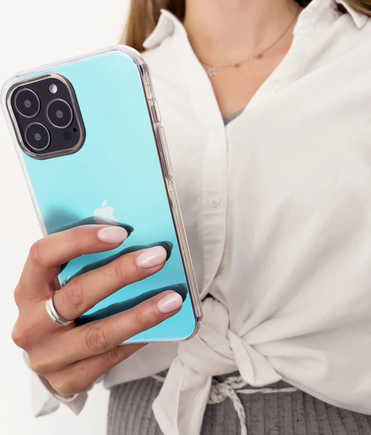 Mbështjellës Hurtel Aurora Case për Samsung Galaxy A13 5G, TPU, Blu