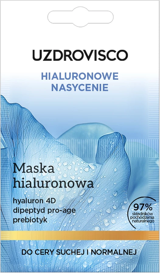 Maskë për fytyrë UZDROVISCO Hyaluronic Saturation Mask Hyaluronic Mask femra 10ml
