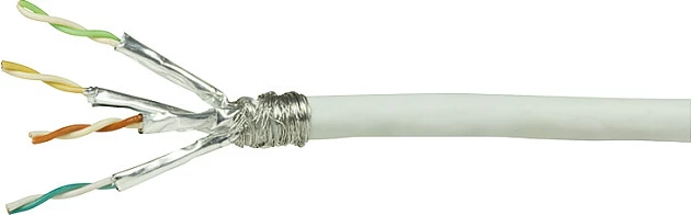 Kablo rrjeti LogiLink Cat.7 600MHz S/FTP, 305m, e bardhë