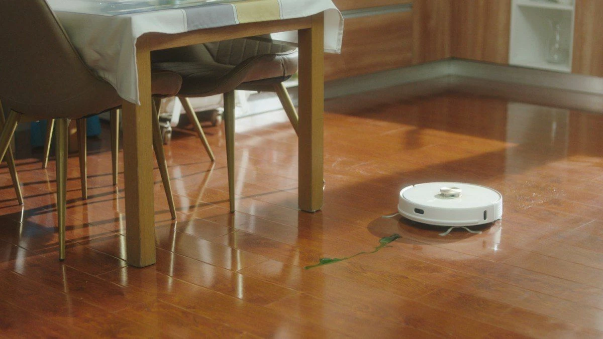 Robot fshesë me korrent Lenovo T1S, 2700Pa, me funksion larjeje (mop), Wi‑Fi, HEPA, i bardhë