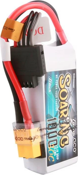 Bateri LiPo Gens ace G-Tech Soaring 1000mAh 11.1V 30C, e bardhë