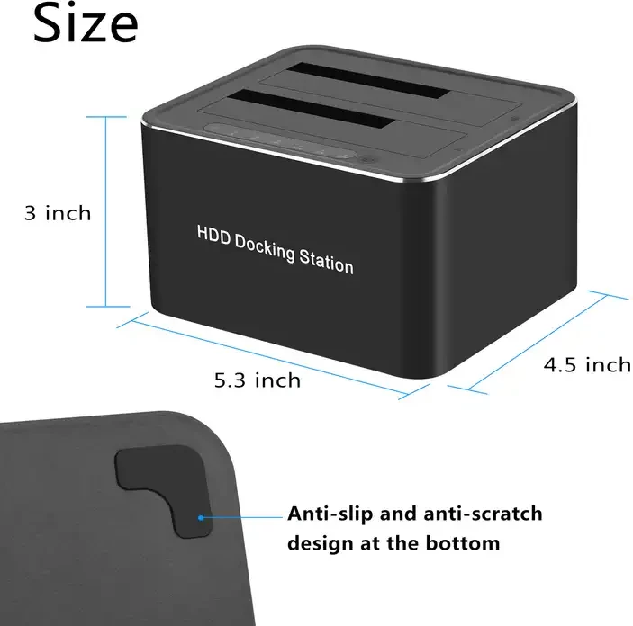 Docking Station TECH TIME Hard Drive Dock 201