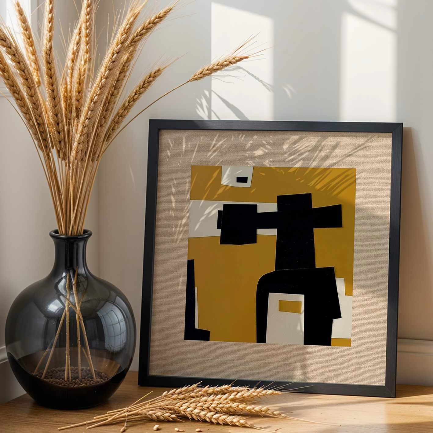 Pikturë dekorative në kanavacë me kornizë, shumëngjyrëshe, Wallity SC11360_100100, 104x104cm