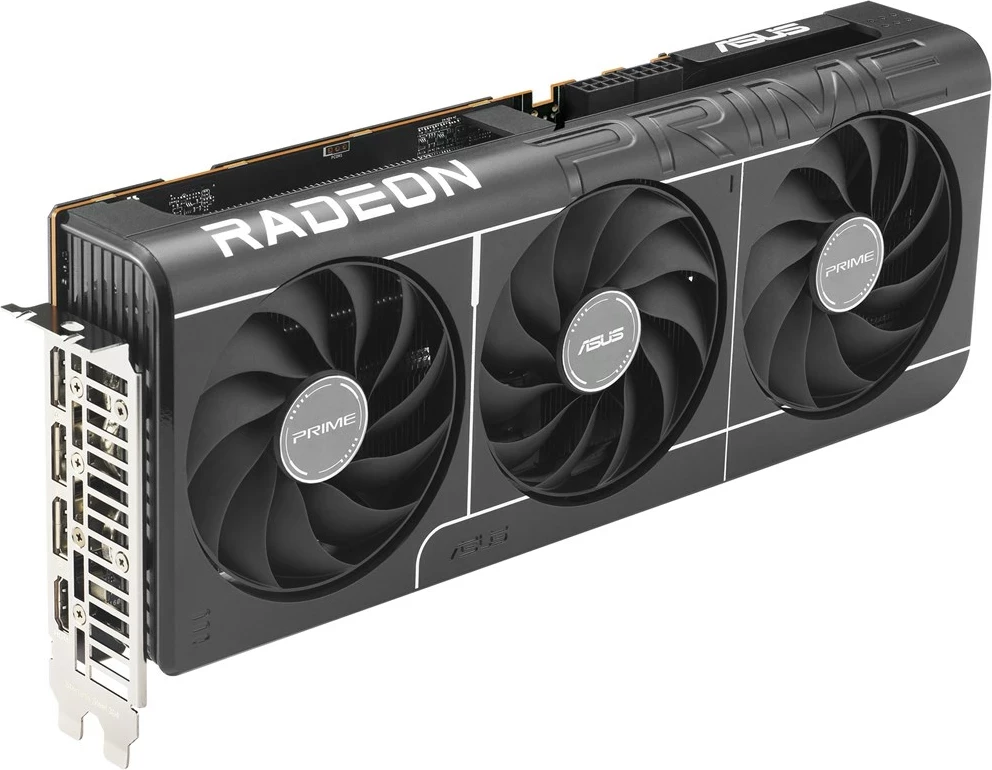 Kartelë grafike ASUS Prime RX9070 O16G, AMD Radeon RX 9070, 16 GB GDDR6, E zezë