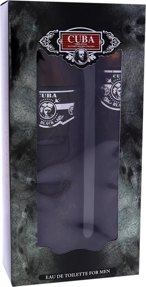 Eau de Toilette për meshkuj Cuba Original Black, 100ml + 35ml