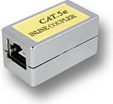 Adapter RJ45 EFB Elektronik 37529.1, femër-femër, CAT5e shielded, argjendi