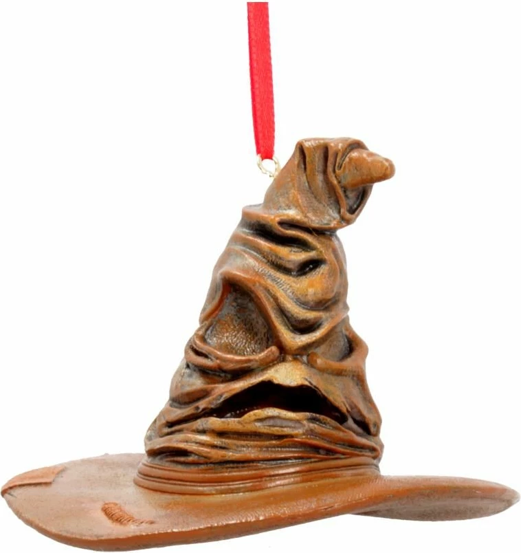 Ornament varës NEMESIS NOW Harry Potter Sorting Hat 9 cm, rrëshirë, kafe