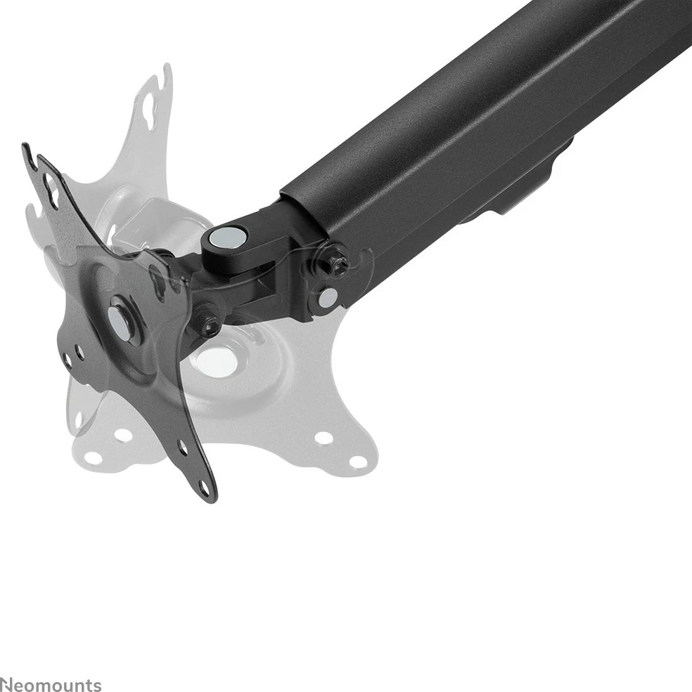 Krah monitori Neomounts FPMA-D650DBLACK, për 2 monitorë, 17-27 inç, rregullim lartësie me gas spring, ngjyrë e zezë