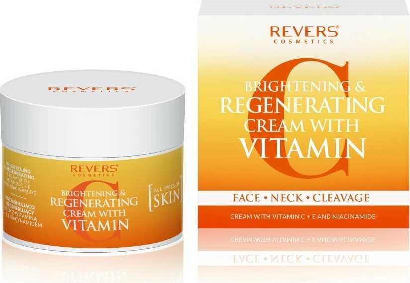 Krem fytyre ndriçues dhe rigjenerues Revers, Vitamine C, 50ml