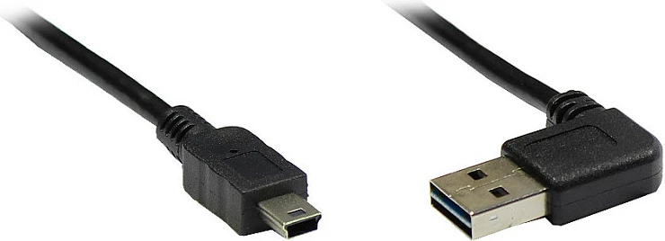 Kabllo USB GoodConnections 3310-EU02W, USB-A në Mini-USB B, 2 m, USB 2.0, e zezë
