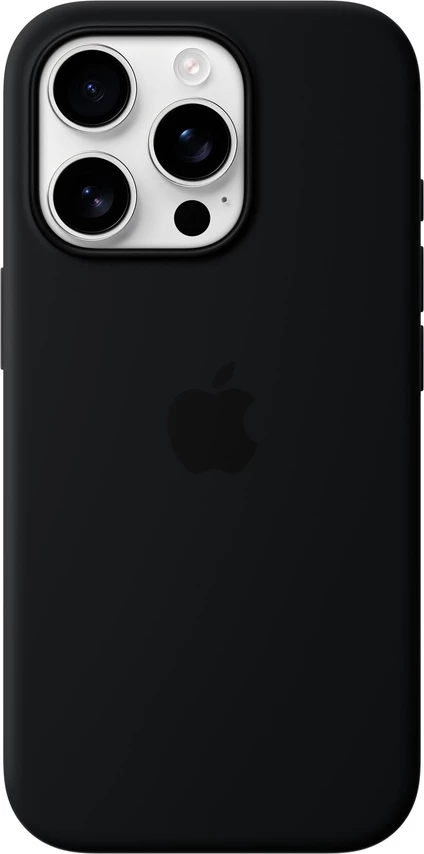 iPhone 16 Pro Silicone Case with MagSafe Black