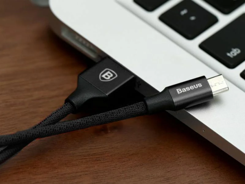 Kabllo USB-A në microUSB Baseus Yiven CAMYW-B01 1.5 m 2A USB 2.0 e zezë
